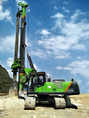 最高小型基礎掘削装置Tysim KR125A。最高鋭い深さ43m。あく直径1300mmの安定性が高い安価