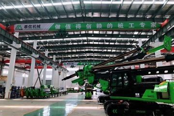 中国 TYSIM PILING EQUIPMENT CO., LTD 工場