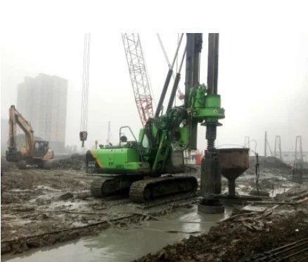 Jiangsu Hydraulic Piling Rig with 4300mm Operating Width 20mm Max Pile Depth and Hydraulic Joystick Control for Foundation Installation