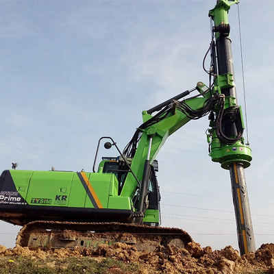 KR50Aの回転式積む装備24m小さい機械12/25t 15minsは穴を終えた