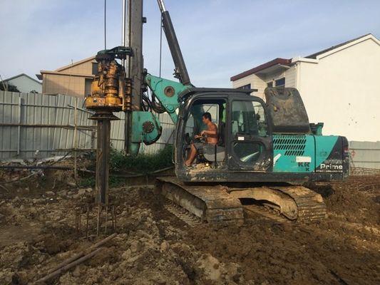 耐久の移動式杭打ち装置の最高最高のトルク80 kN.m KR80Kの回転式積む装備機械。鋭い深さ28のm