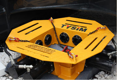 セリウムの土の山のカッターの大きい正方形のための油圧山のブレーカはTYSIM KP500Sを積みます