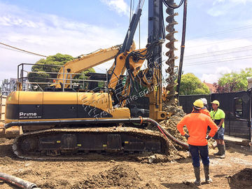 78 m/minの主要なウィンチの回線速度125 kN.mのトルク15mの鋭い深さが付いている小さい油圧回転式抗打ち工事の装備