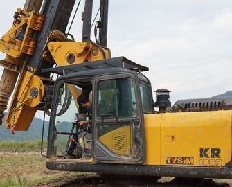 KR80A 28のmの8~30のRpmの回転速度のあく深さのよく油圧回転式退屈な積む装備機械