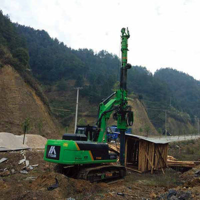 KR50Aの回転式積む装備24m小さい機械12/25t 15minsは穴を終えた