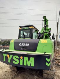 TYSIM KR40A最高回転式Drilingの装備10m/12mの最高の鋭い深さ。鋭い直径1000のmm