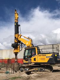 最高黄色い油圧積む装備機械。最高輸送の重量7T KR50A。鋭い深さ24のm