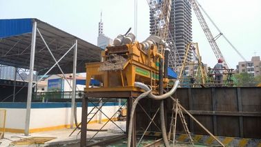 RMT200鋭い泥のDesander小型退屈させた積む機械泥のDesilterの切口ポイント0.06mm