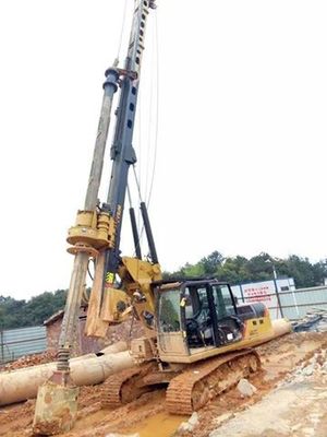最高鉄道の構造のための318D掘削機の訓練付属品が付いているBorewellの訓練機械。あく直径1000mm