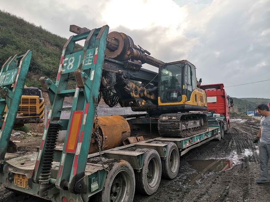 最高。群集圧力80 kN.m群集圧力28m最高深さによって退屈させる山の訓練機械。あく直径1000mm