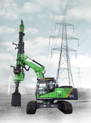 m最高KR50D 30 rpmの油圧小さい回転式積む機械20の。あく直径1200のmm