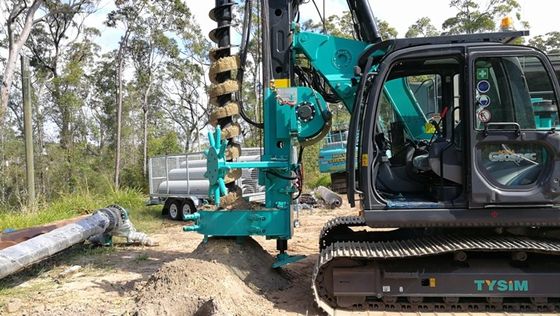 最高12mの深さのためのSprial長いCFAの回転式積む装備。あく直径600mmの安定性が高い安価