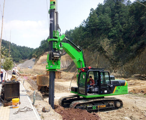 山ボーリング装置/回転式システム掘削装置は24 Mの深さ1200のMmの直径KR50C 50 KN.Mにトルクを与える