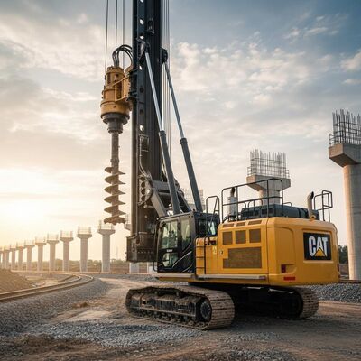 重荷 KR300C回転式積み木リグ 54m 最大掘削深さ 320kN.m トークと 2500mm 掘削直径